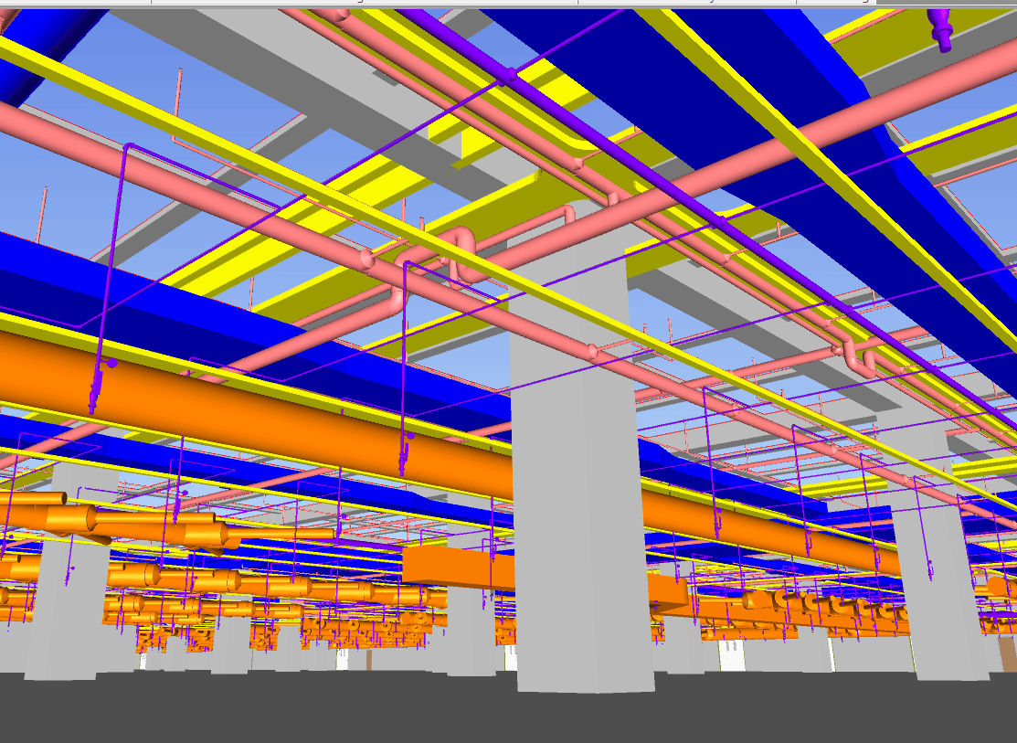 BIM Services in UAE showcasing 3D coordinated building information model for construction planning