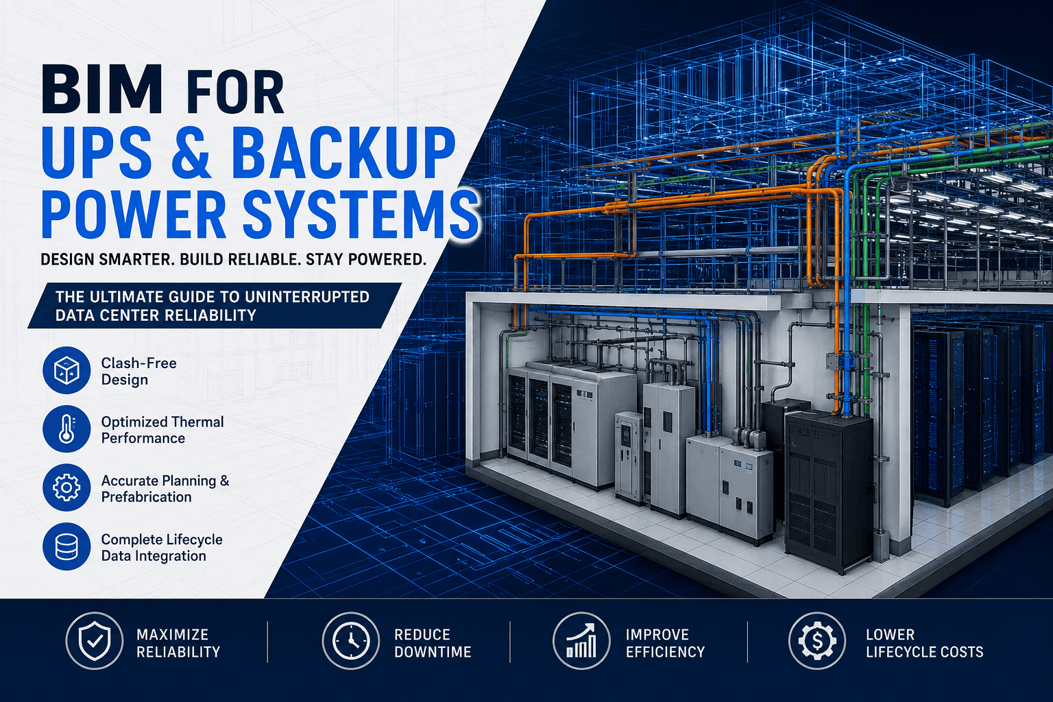 BIM for UPS and backup power