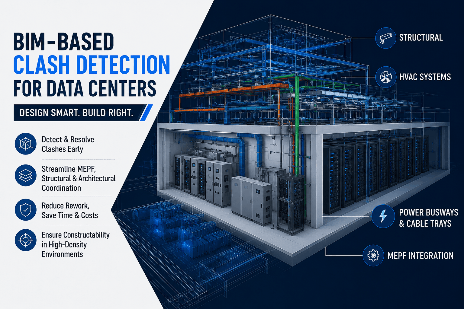 bim based clash detection for data centers