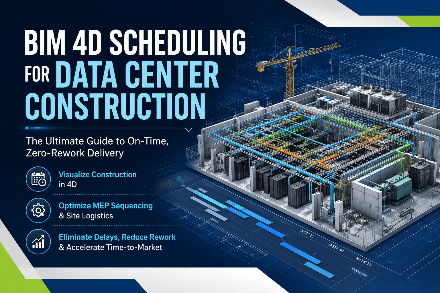 BIM 4D Data Center Construction