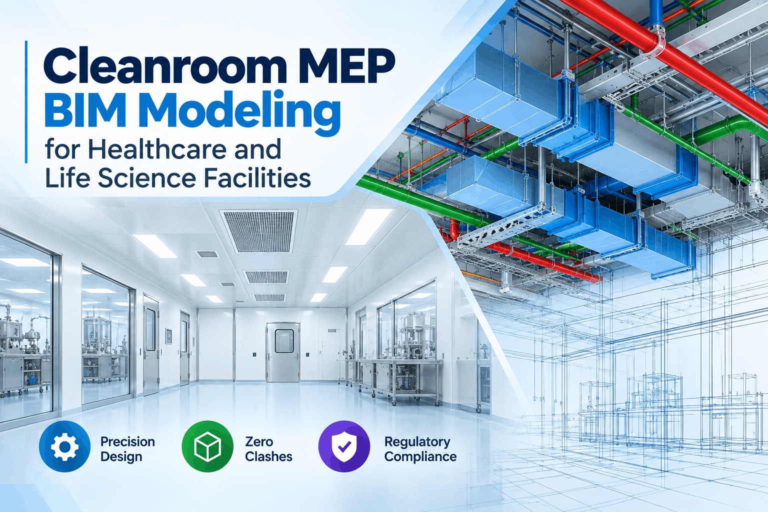 Cleanroom mep bim modeling